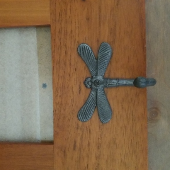 Fetco Wooden Dragonfly Wall Rack Picture Display - Picture 3 of 15